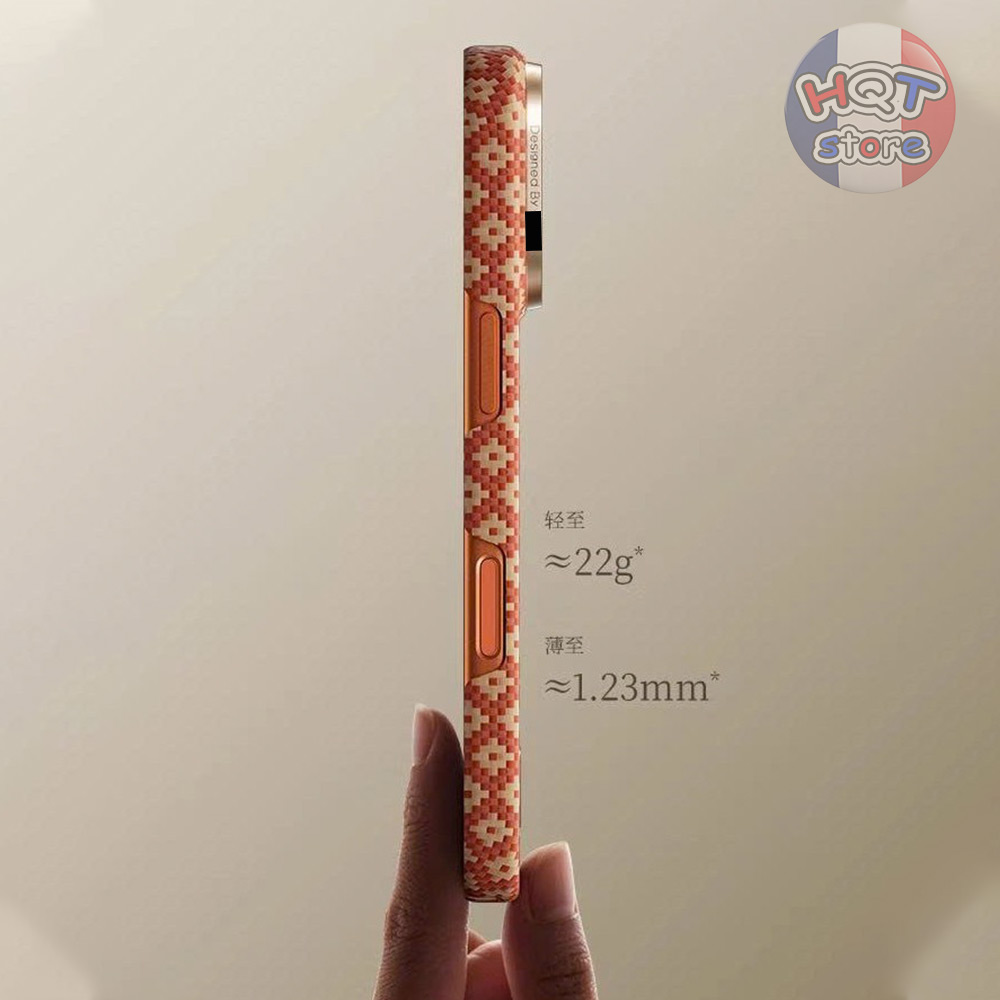 Ốp Sợi Kevlar Benks Fortune Orange iPhone 17 Pro Max / 17 Pro