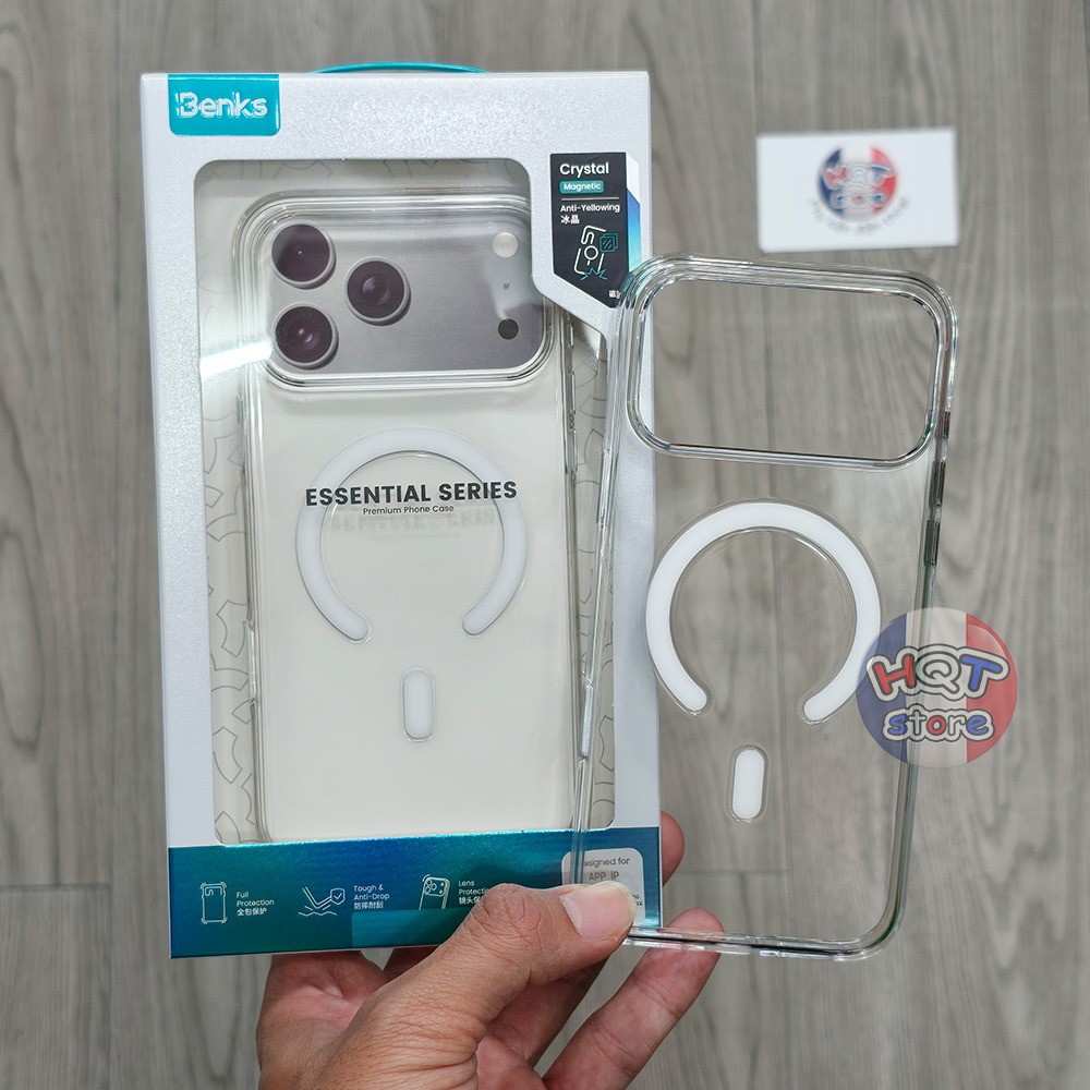 Ốp trong Benks Crystal Clear Case iPhone 18 Pro Max / Pro / 17