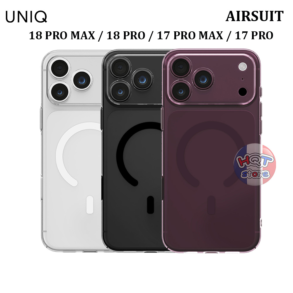 Ốp trong cứng UNIQ AirSuit cho IPhone 18 Pro Max / 17 Series