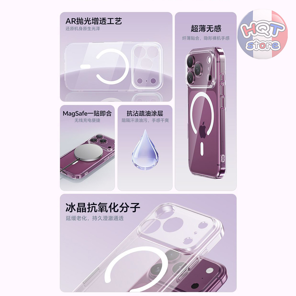Ốp trong mỏng Benks Crystal Slim Case IPhone 18 Pro Max 17 Air