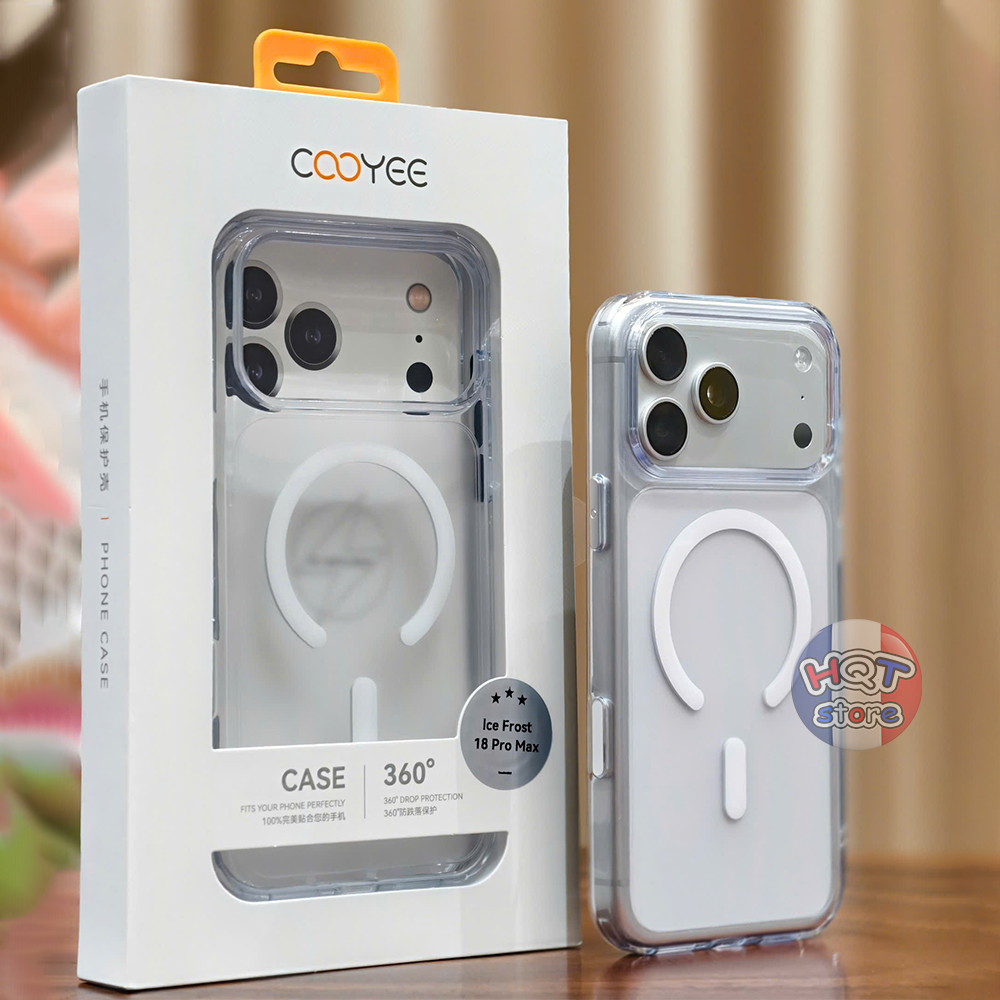 Ốp trong nhám COOYEE Ice Frost IPhone 18 Pro Max 17 Series