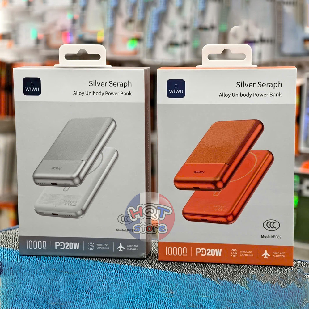 Pin Sạc WiWU Silver Seraph Wi-P088 Wi-P089 5000 10000 mAh