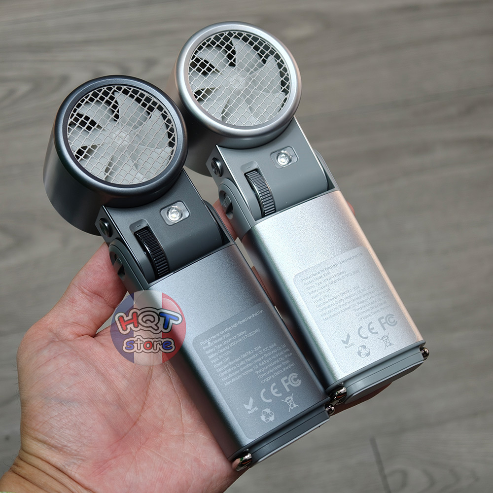 Quạt mini cầm tay IceWing JF181 vỏ nhôm tích hợp sò lạnh