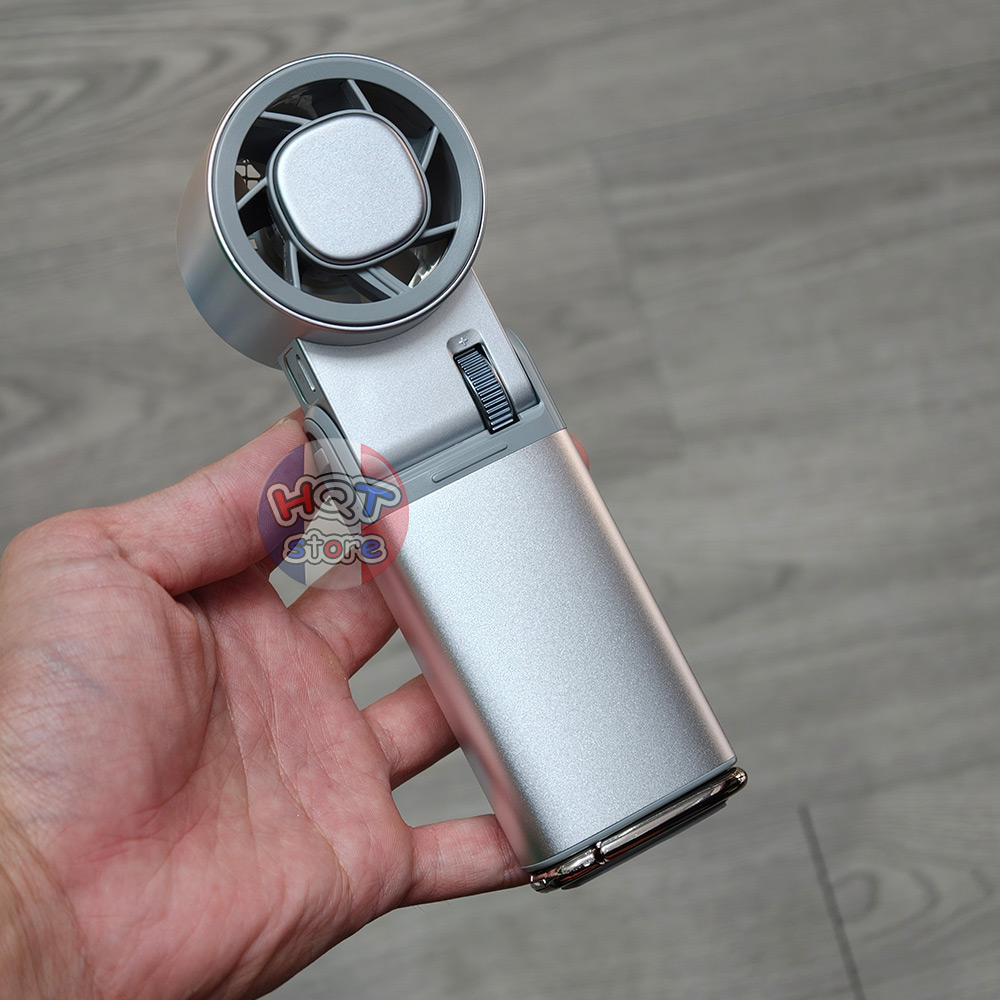 Quạt mini cầm tay IceWing JF181 vỏ nhôm tích hợp sò lạnh