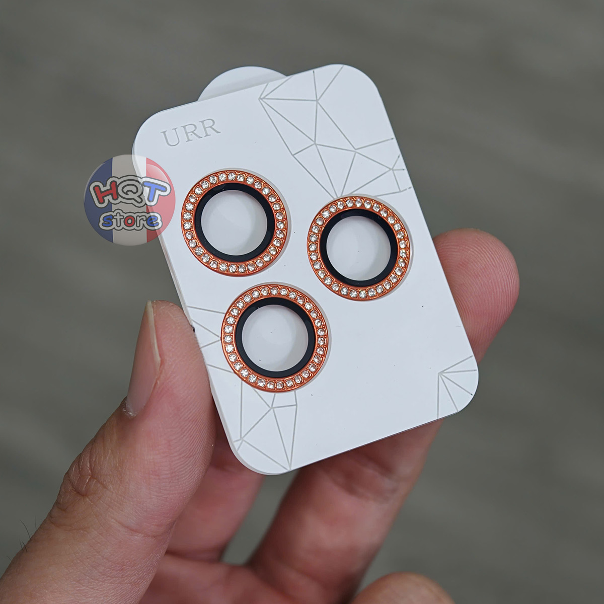 Viền Kính Camera URR Diamond Lens iPhone 17 Pro Max 17 Pro 16 Pro Max