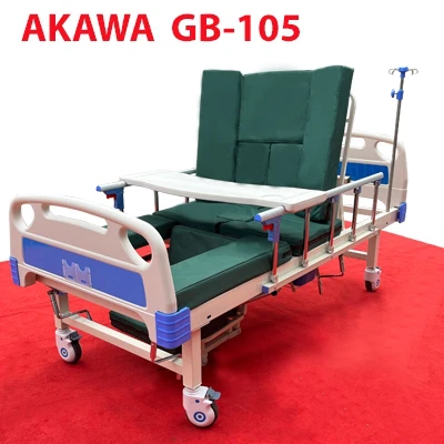 Giường bệnh nhân đa chức năng 3 tay quay akawa GB-105