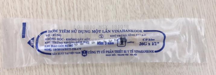 Bơm tiêm 1ml