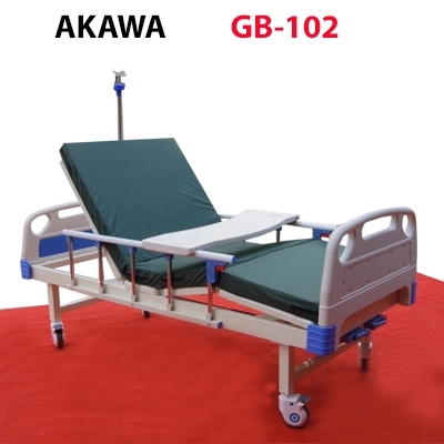 Giường bệnh nhân 2 tay quay AKAWA GB -102