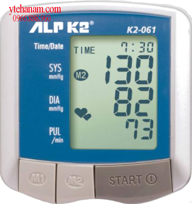 Máy đo huyết áp điện tử cổ tay ALPK2 K2-061. Made in Japan
