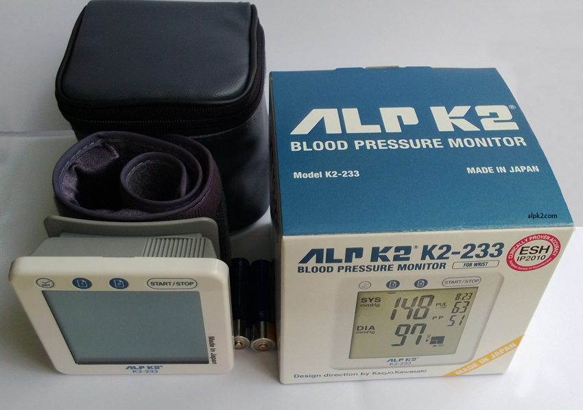 Máy đo huyết áp cổ tay ALPK2 K2-233