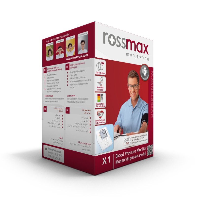 Máy đo huyết áp bắp tay Rossmax X1