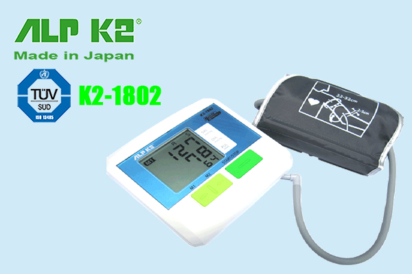 Máy đo huyết áp bắp tay ALPK2 K2-1802 Made in Japan