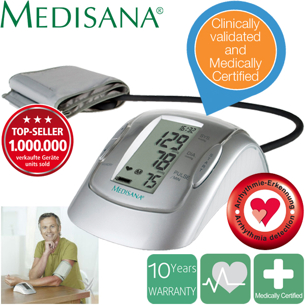 Máy đo huyết áp bắp tay Medisana MTP Plus