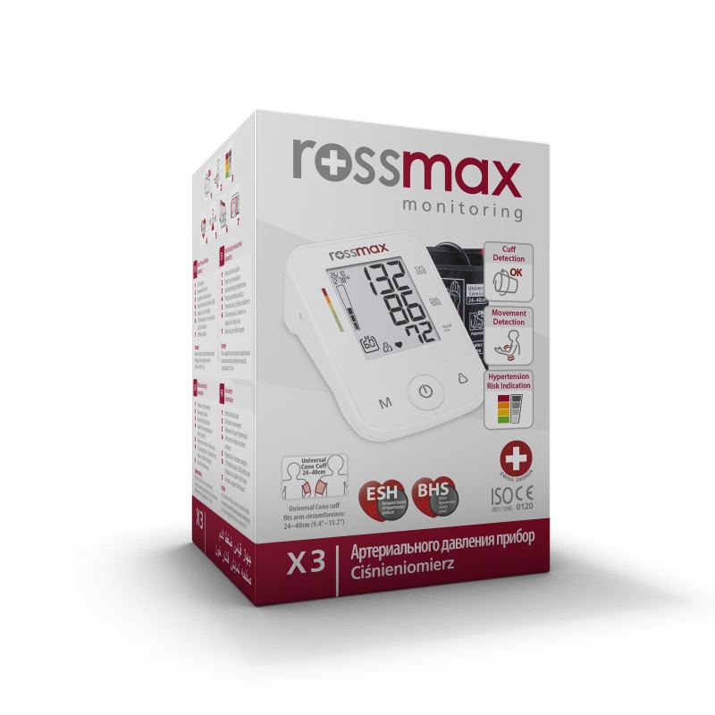 Máy đo huyết áp bắp tay Rossmax X-3