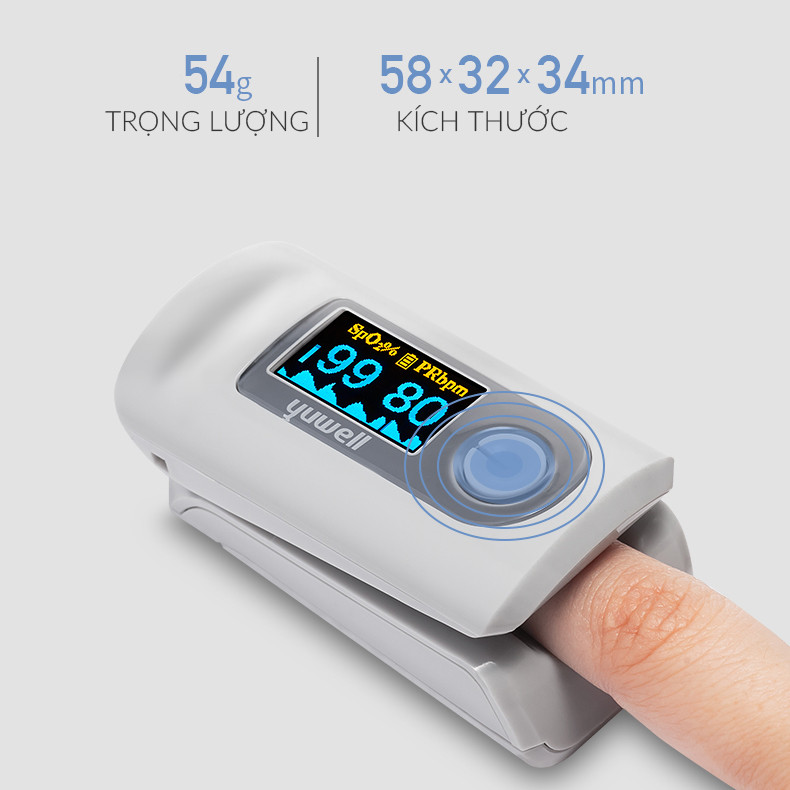 Máy đo nồng độ Oxy Spo2 Yuwell YX301