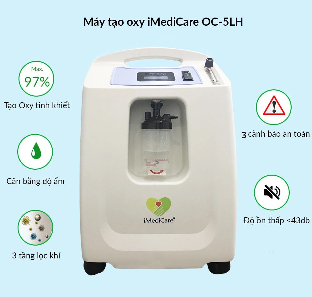 Máy tạo oxy Imedicare OC-5LH