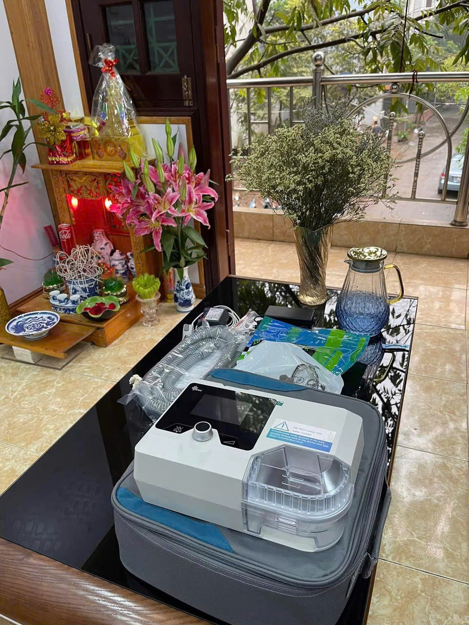 cho thuê máy trợ thở lắp đặt tại nhà
