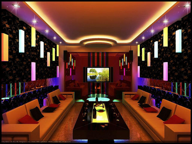 Thiết kế quán karaoke đẹp 