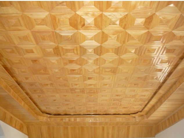 Trần gỗ- Báo giá các loại trần Gỗ 15 tran go po mu
