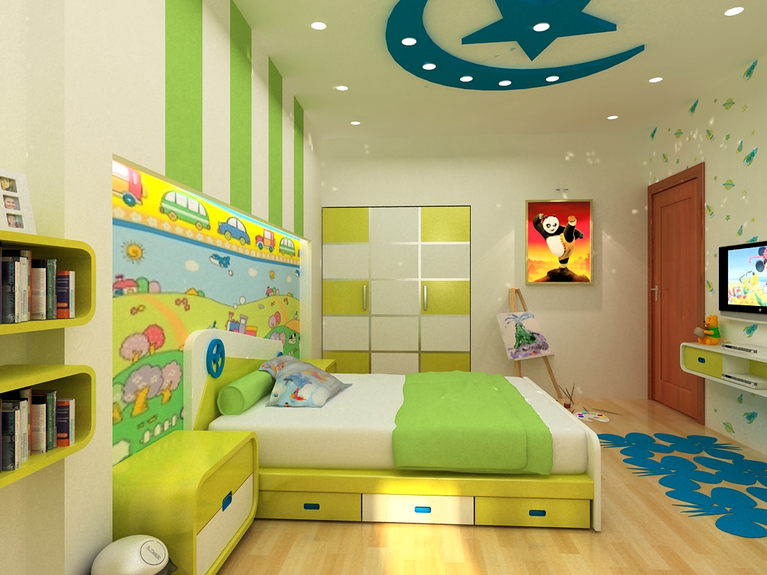 trần phòng ngủ của bé