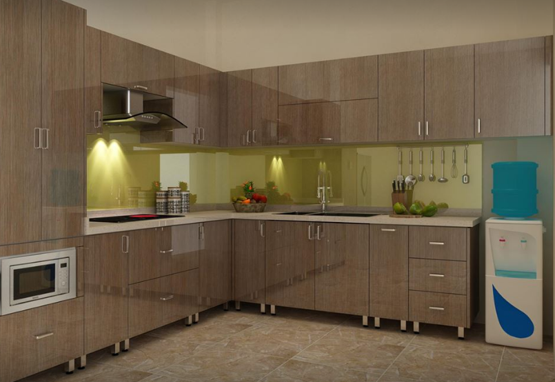 Tủ bếp gỗ công nghiệp đẹp