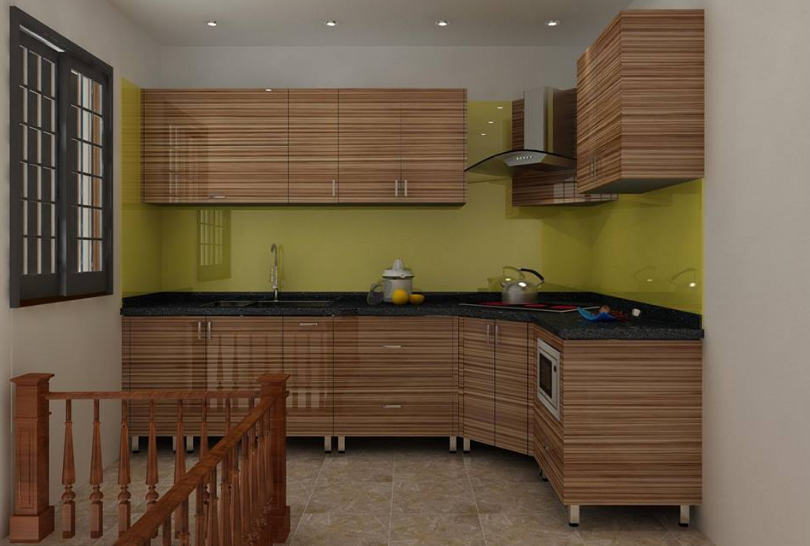 Tủ bếp gỗ công nghiệp đẹp