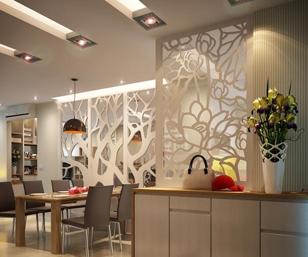 vách ngăn nhà bếp