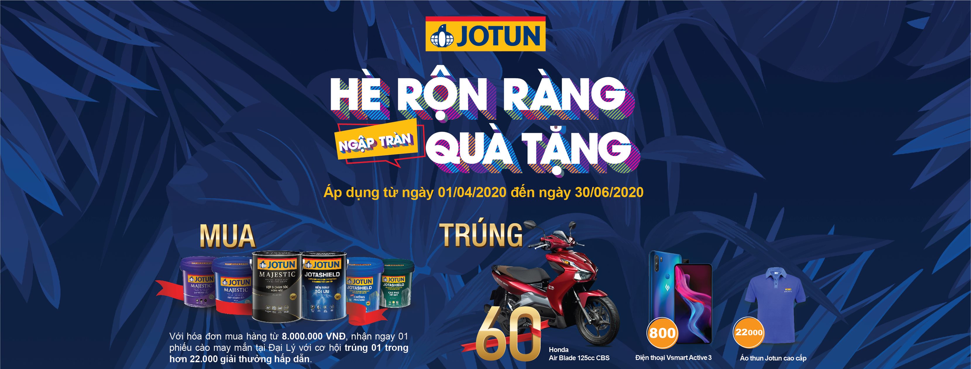 Ưu Đãi Hot Nhất Mùa Hè 2020 Đã Lộ Diện - Hệ Thống Đại Lý Jotun Vạn Tường Quảng Ngãi