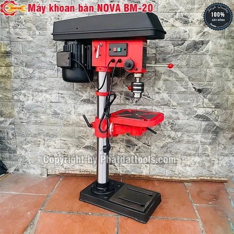 Máy khoan bàn mini NOVA BM-20, Công Suẩt 1100W – Khoan mạnh mẽ