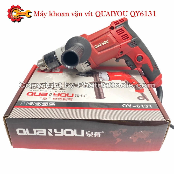 Máy Khoan Cầm Tay QUANYOU QY-6131 750W – Khả Năng Khoan 13mm