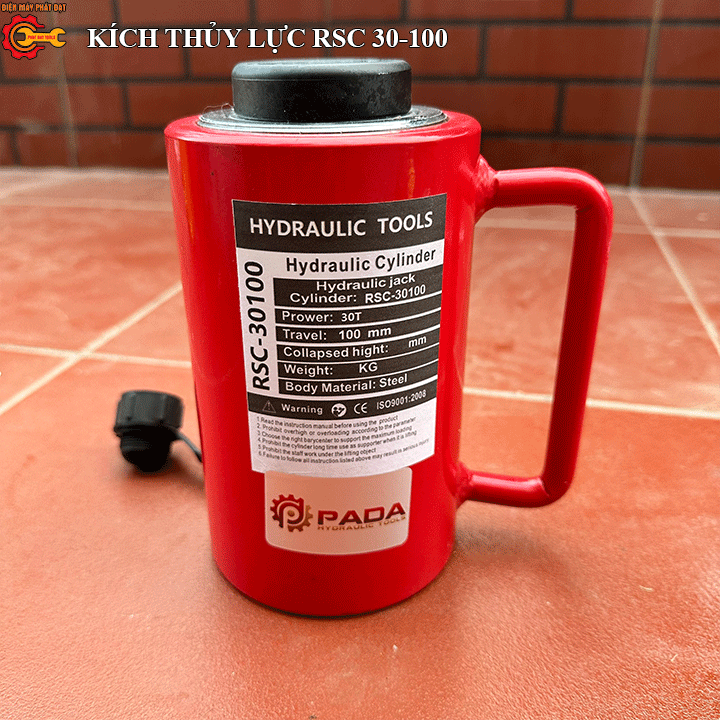 Kích Thủy Lực RSC-30100 – Lực kích 30 Tấn, Hành trình 100mm