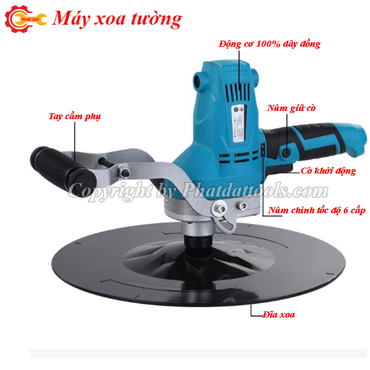 máy xoa vữa trát tường - 2