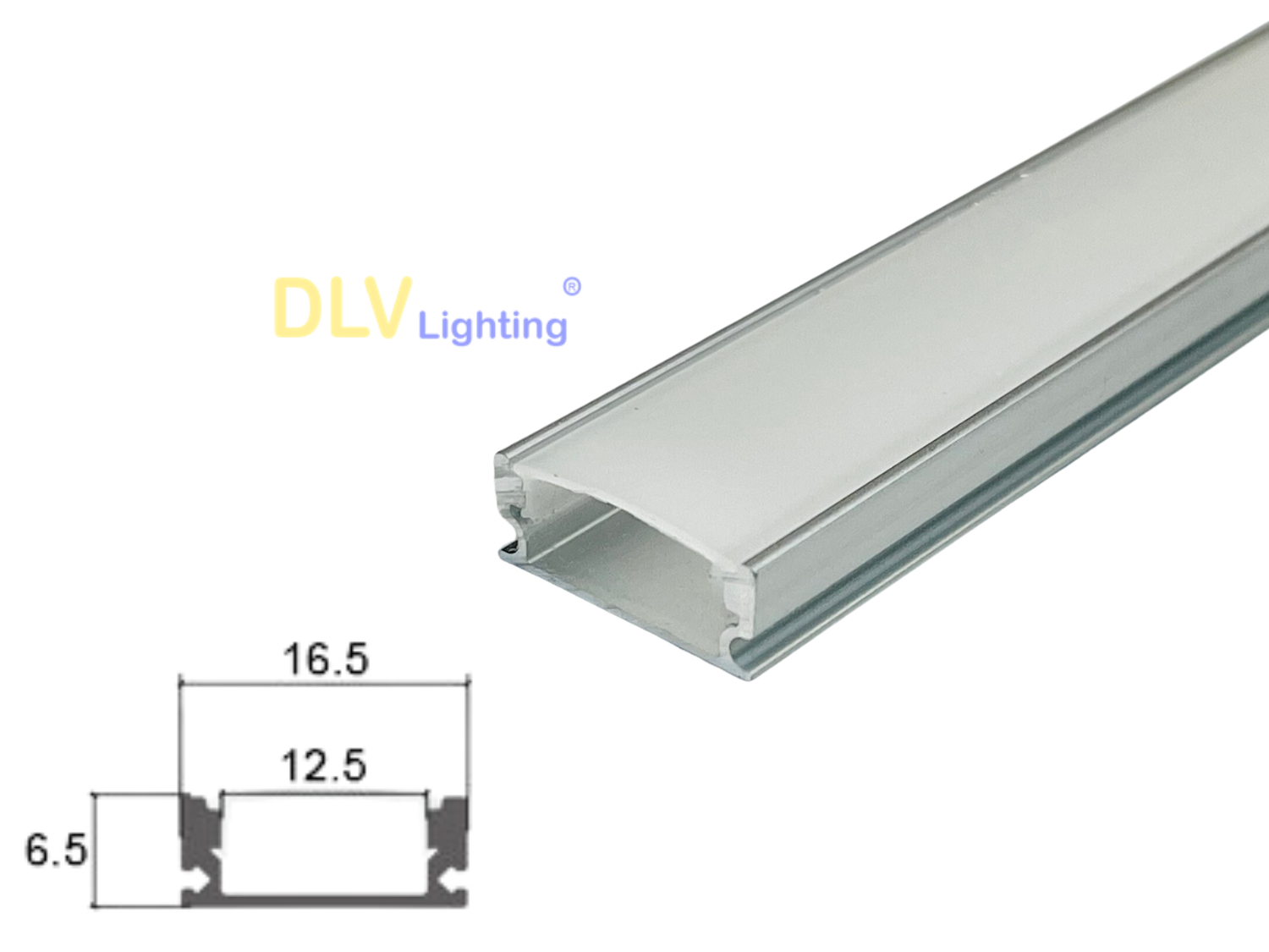 Thanh nhôm cho đèn led 509 (DLV-509)