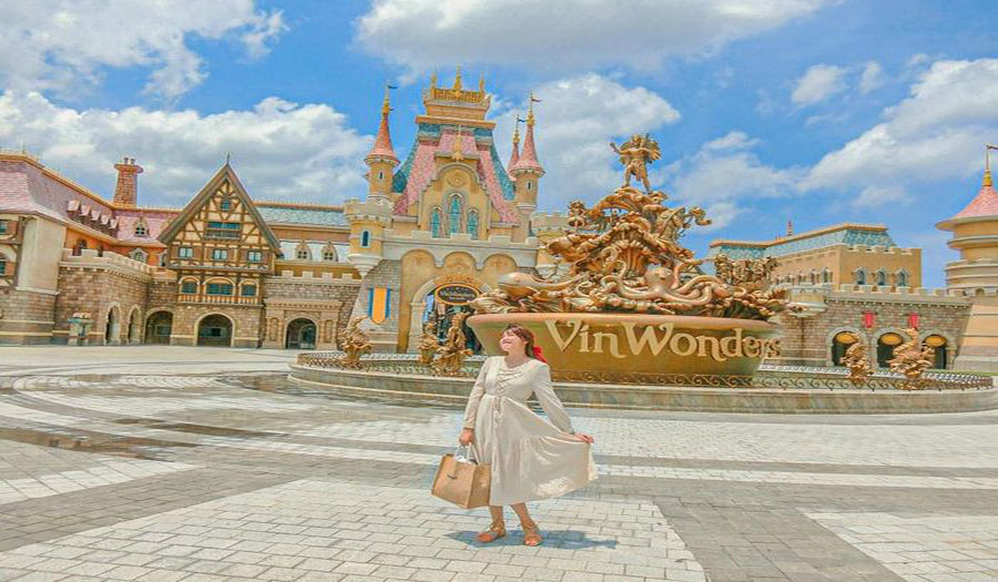 khuôn viên vin pearl Phú Quốc
