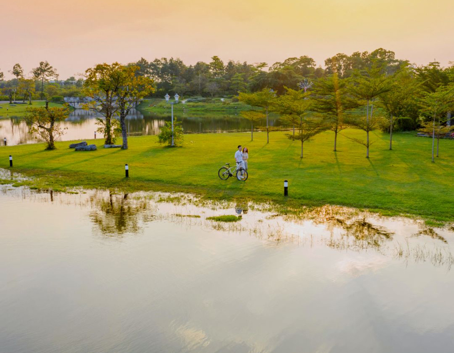 ảnh đẹp ở flamingo đại lải