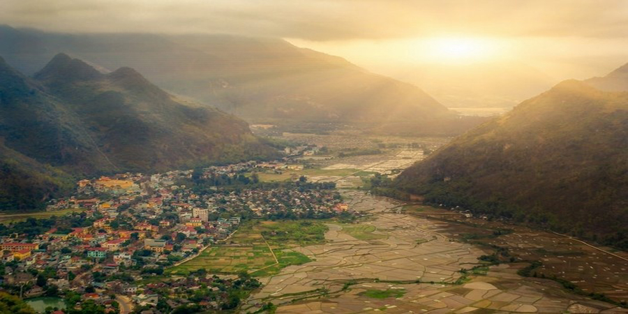 toàn cảnh thung lũng mai châu