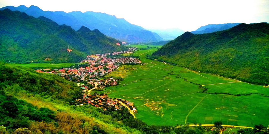 toàn cảnh thung lũng mai châu