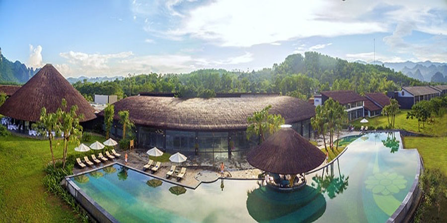 toàn cảnh serena kim bôi resort