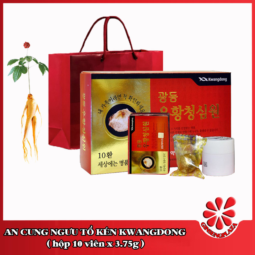 An cung ngưu tổ kén Kwangdong chính hãng Hộp 10 viên x 3.75g