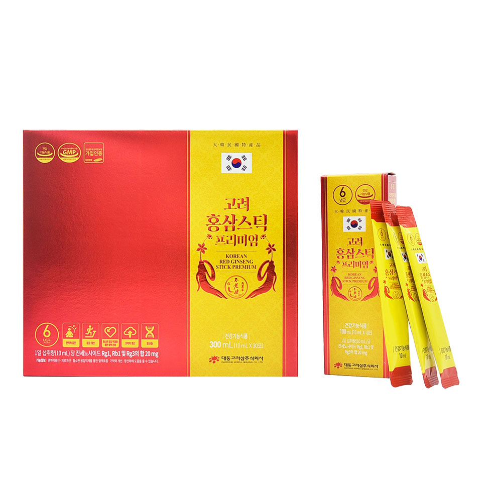 Nước Hồng Sâm Daedong Korean Red Ginseng Stick Premium