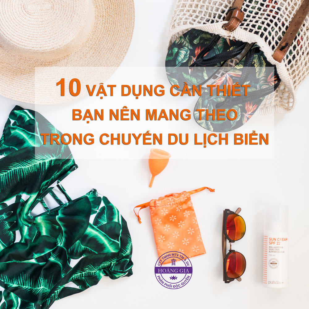 10 Vật dụng cần thiết bạn nên mang theo trong chuyến du lịch biển