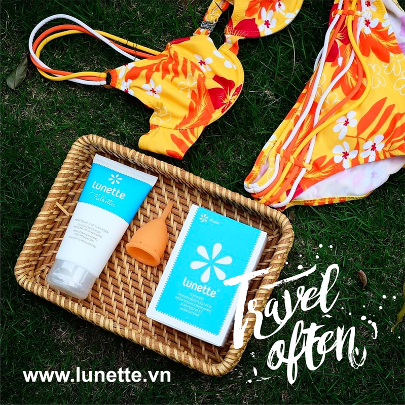 11 cách để có kỳ nghỉ tuyệt vời cùng cốc nguyệt san Lunette