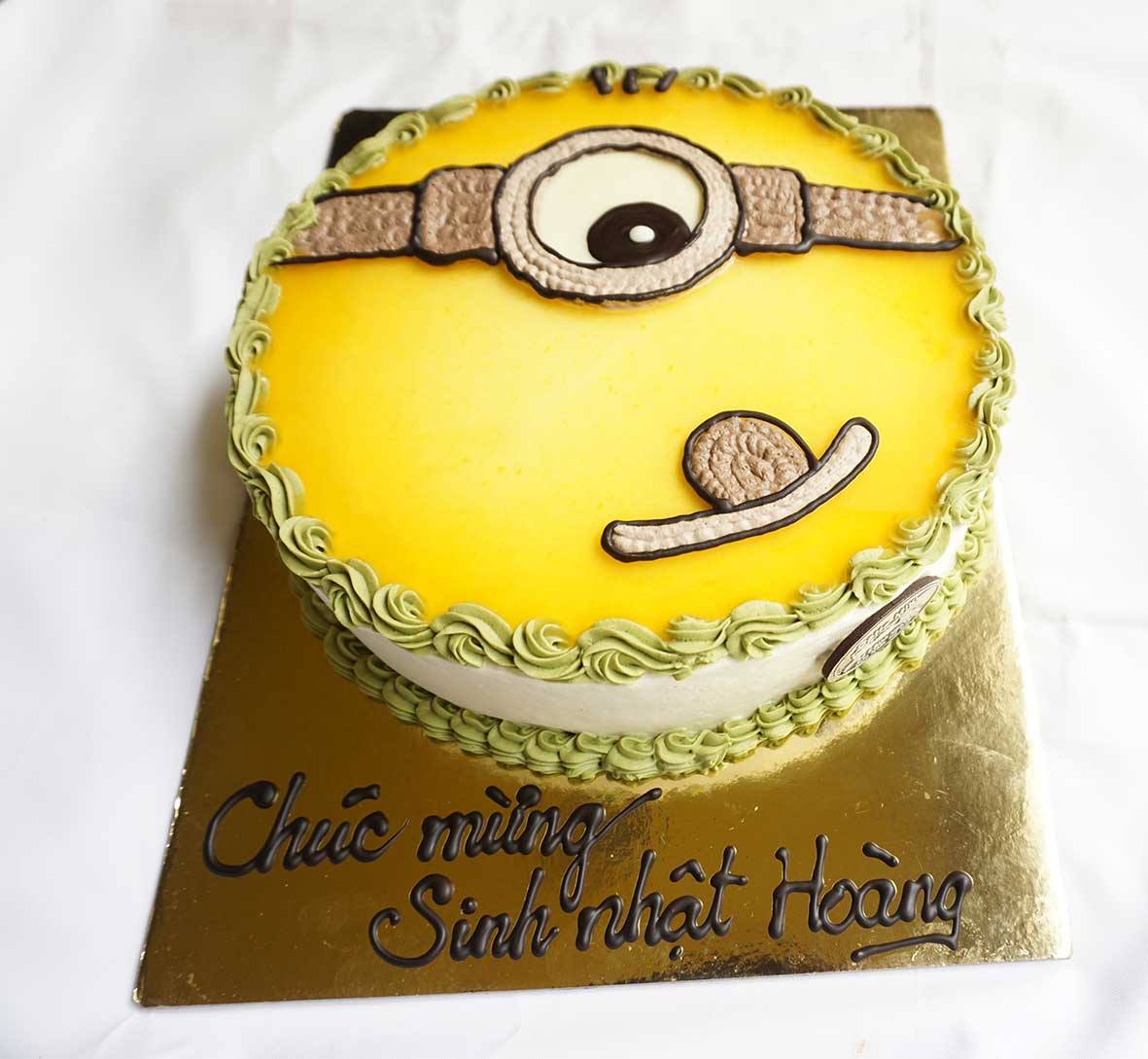 BVH34 - Bánh sinh nhật Vẽ hình Minion tinh nghịch sz18 - Tokyo Gateaux -  Đặt bánh lấy ngay tại Hà Nội