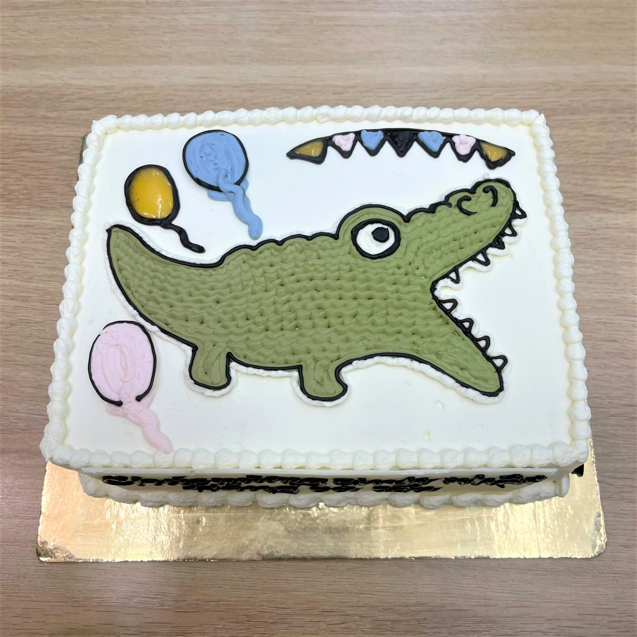 Gatto kem tươi trang trí Cá sấu Gatto Kem Tươi Trang Trí Cá Sấu