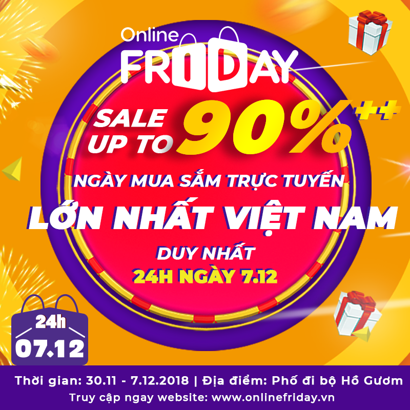 CƠ HỘI MUA HÀNG GIÁ 0 ĐỒNG TẠI BIG OFF CÙNG ONLINE FRIDAY