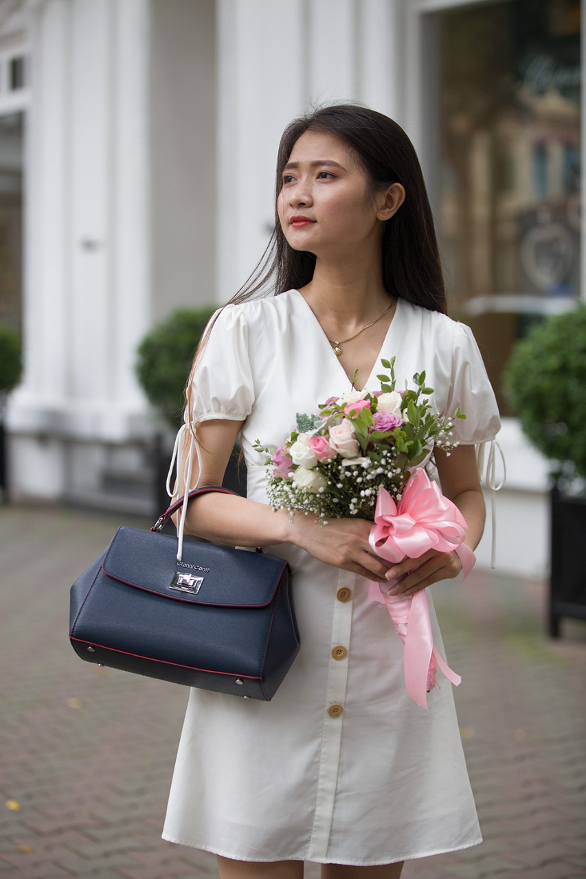 Túi xách nữ màu xanh 