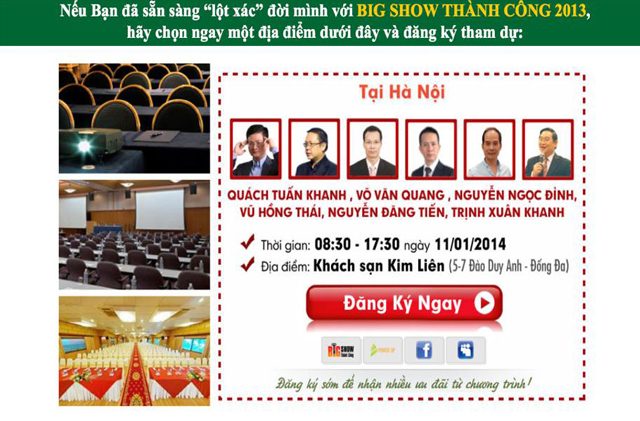 “Mục tiêu kinh doanh không chỉ là các con số” trong Big Show 2014