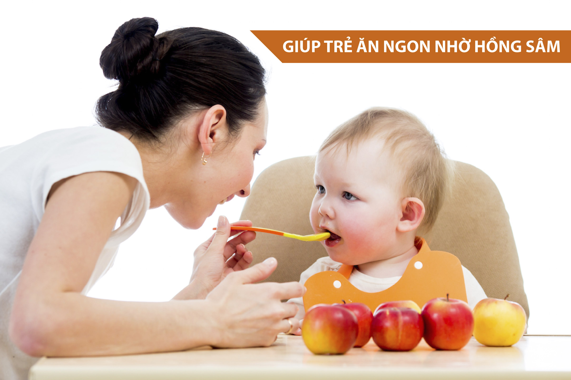 Giúp trẻ ăn ngon miệng hơn nhờ Hồng Sâm