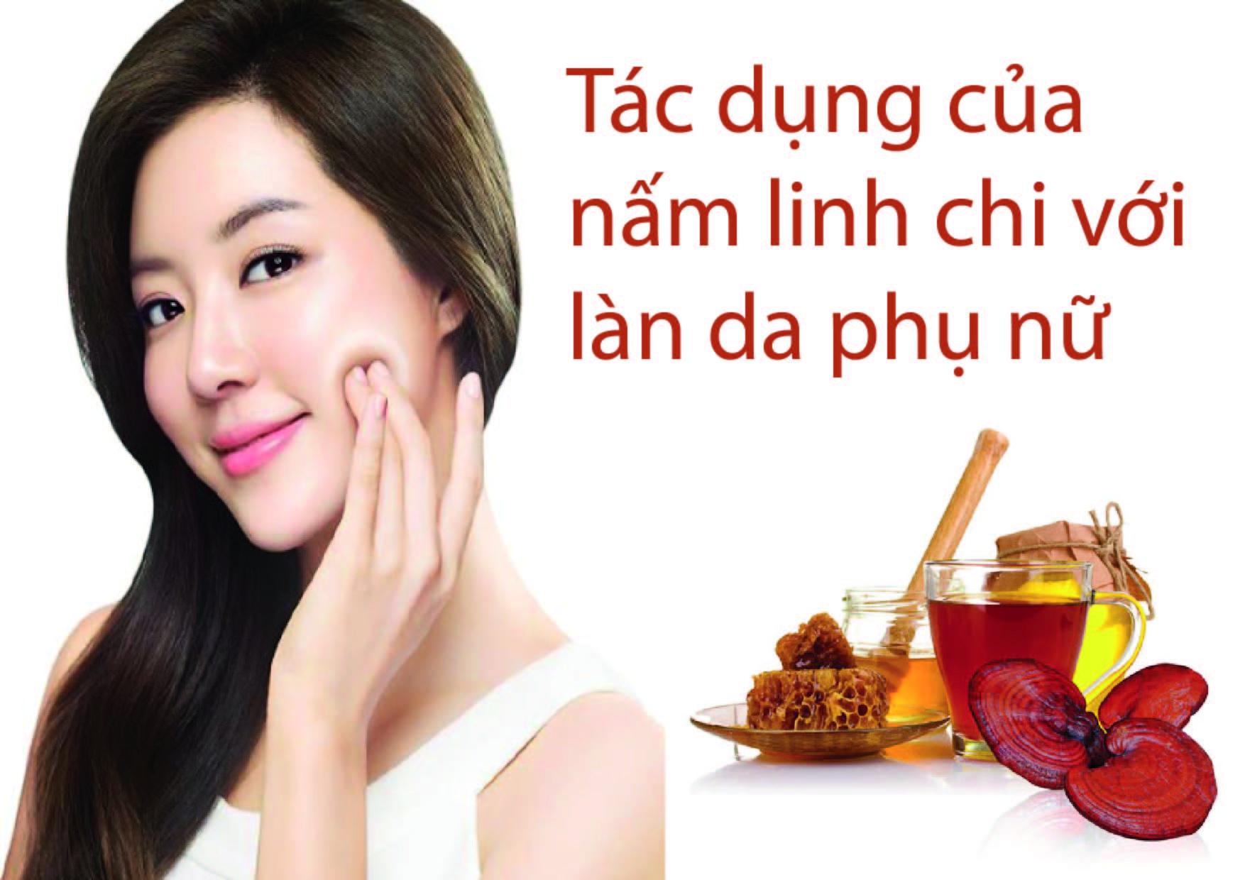 Tác dụng của nấm linh chi với làn da phụ nữ