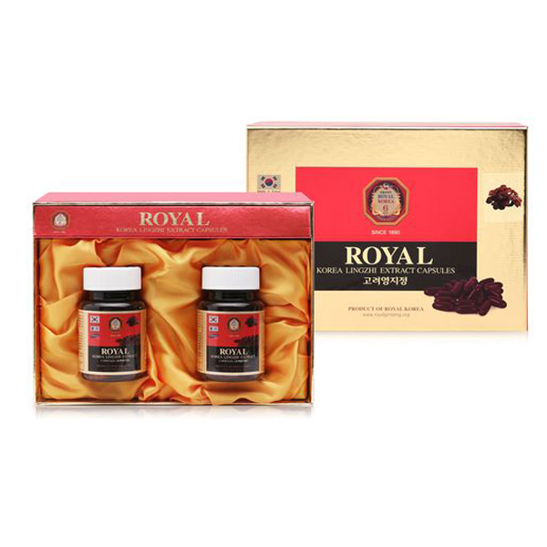 Viên nang tinh chất linh chi ROYAL KOREA (Hộp 2 lọ x 30 viên)